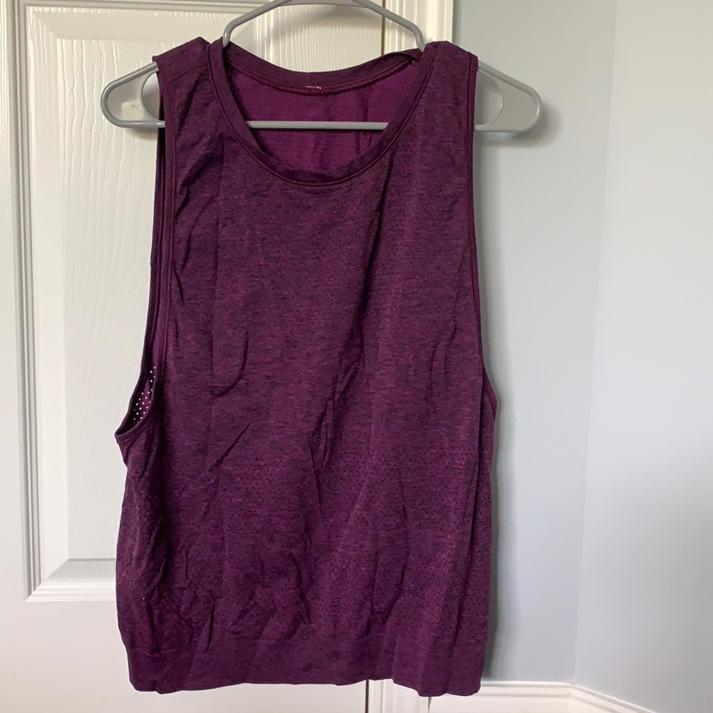 Purple LuluLemon Muscle Tee